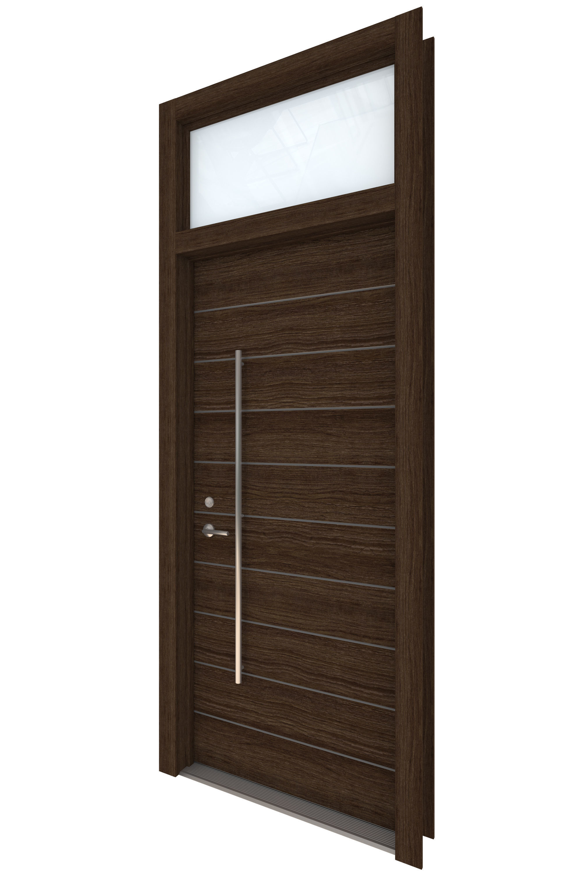 Door Collection-004 Dark Wood 3D model_43