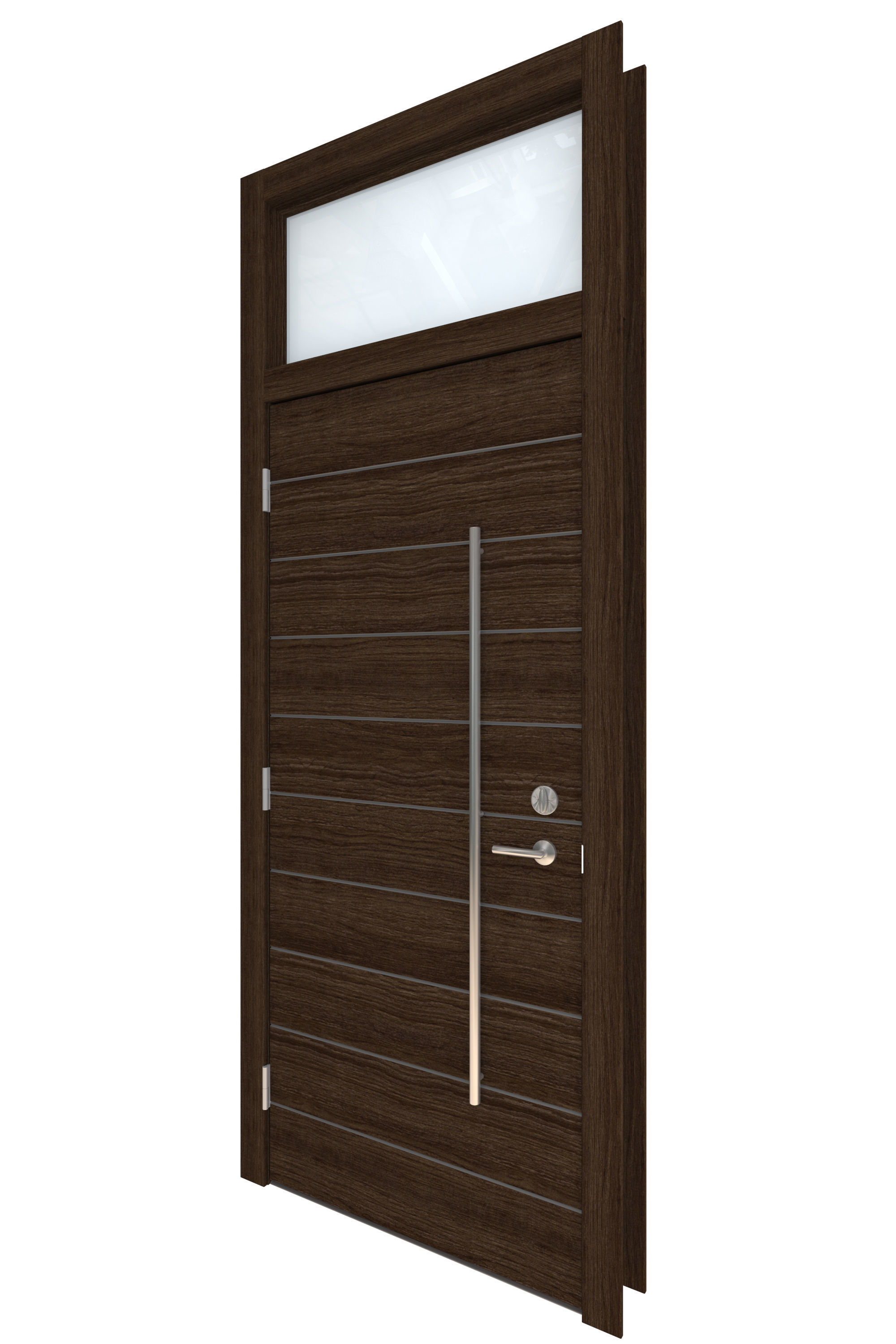 Door Collection-004 Dark Wood 3D model_44