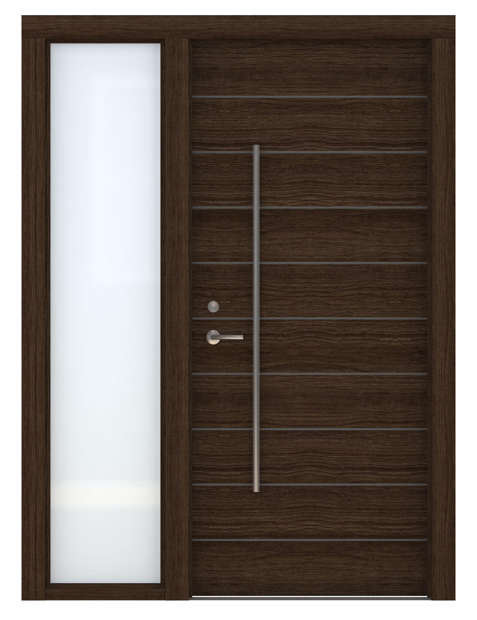 Door Collection-004 Dark Wood 3D model_17