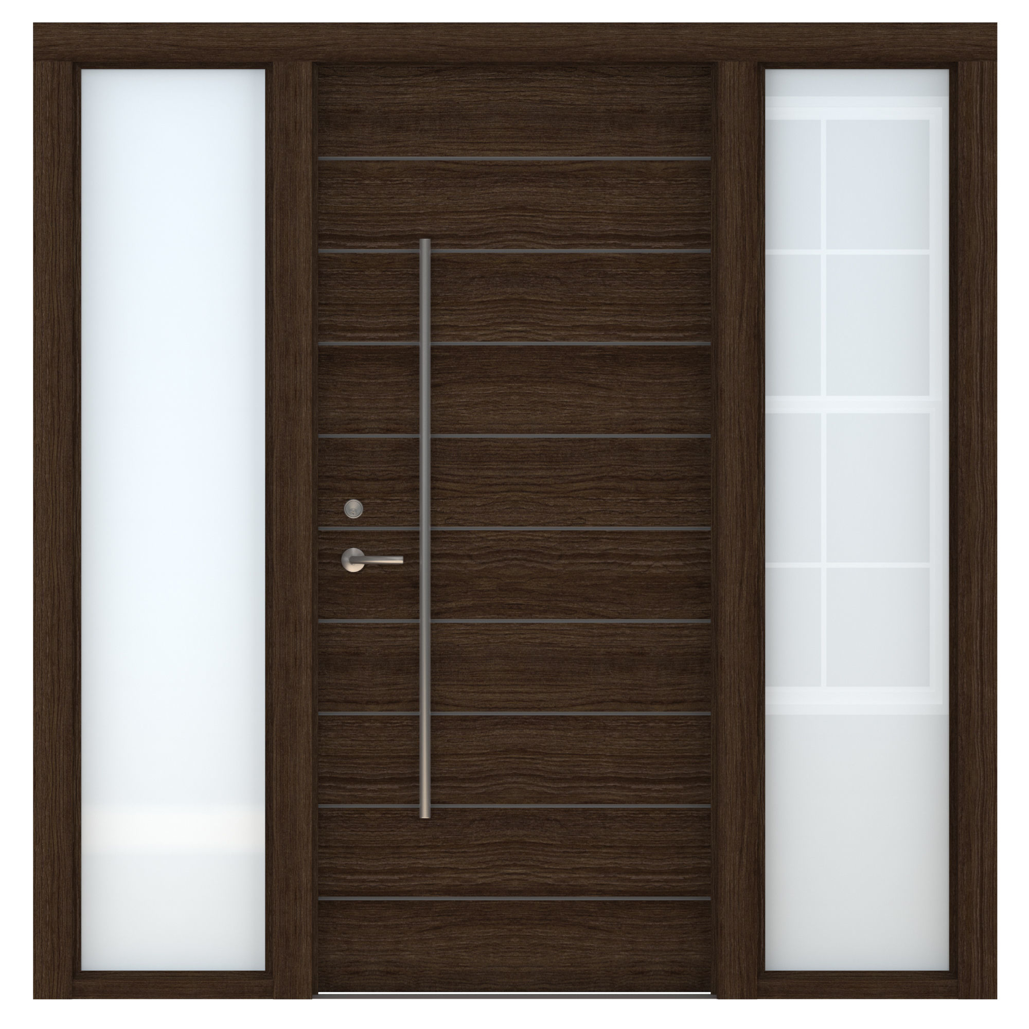 Door Collection-004 Dark Wood 3D model_25