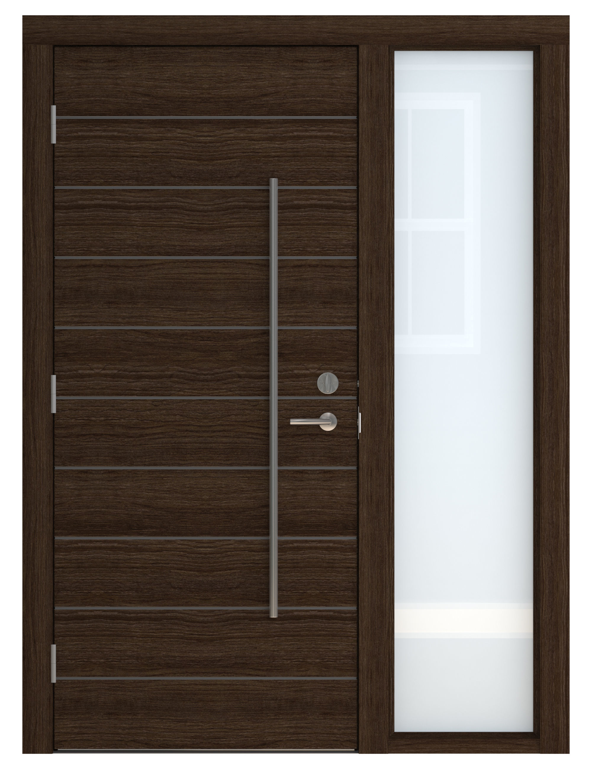 Door Collection-004 Dark Wood 3D model_18