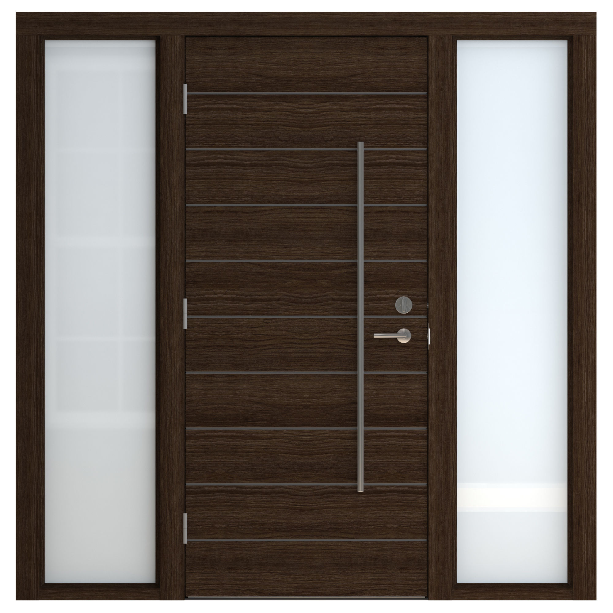 Door Collection-004 Dark Wood 3D model_26