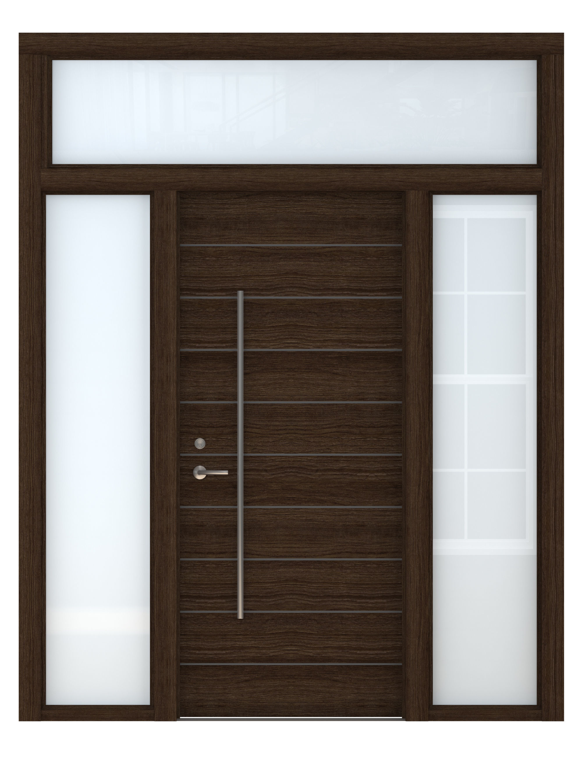 Door Collection-004 Dark Wood 3D model_33