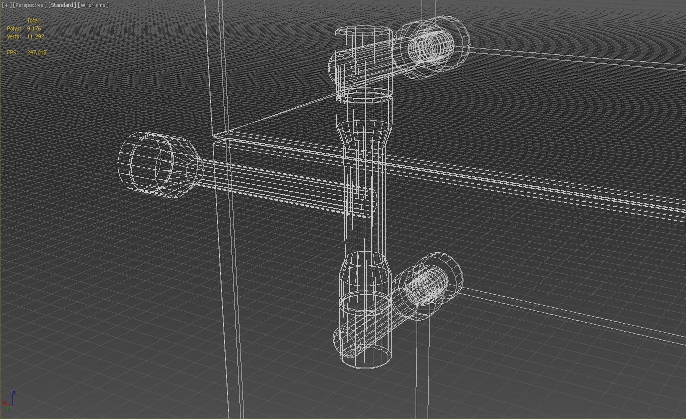 Frameless glass curtain wall 3D model_18