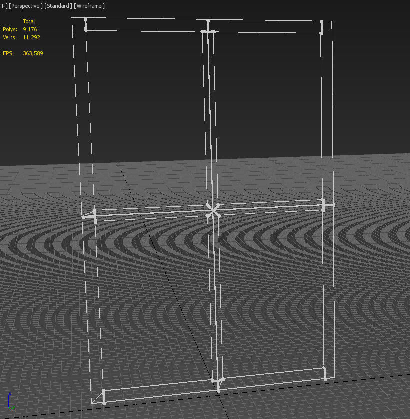 Frameless glass curtain wall 3D model_15