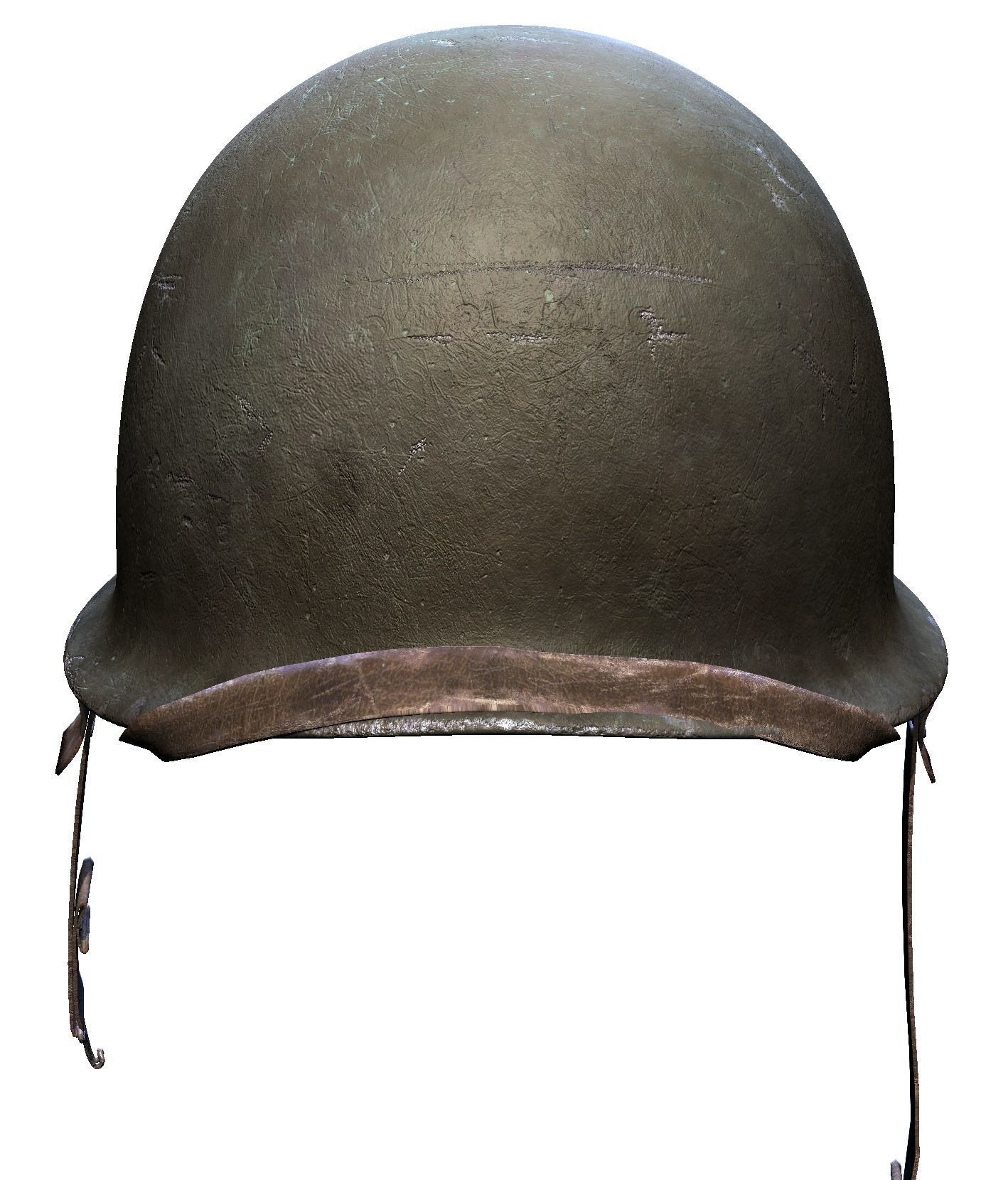World War 2 Helmet American 3D Model 3D model_12