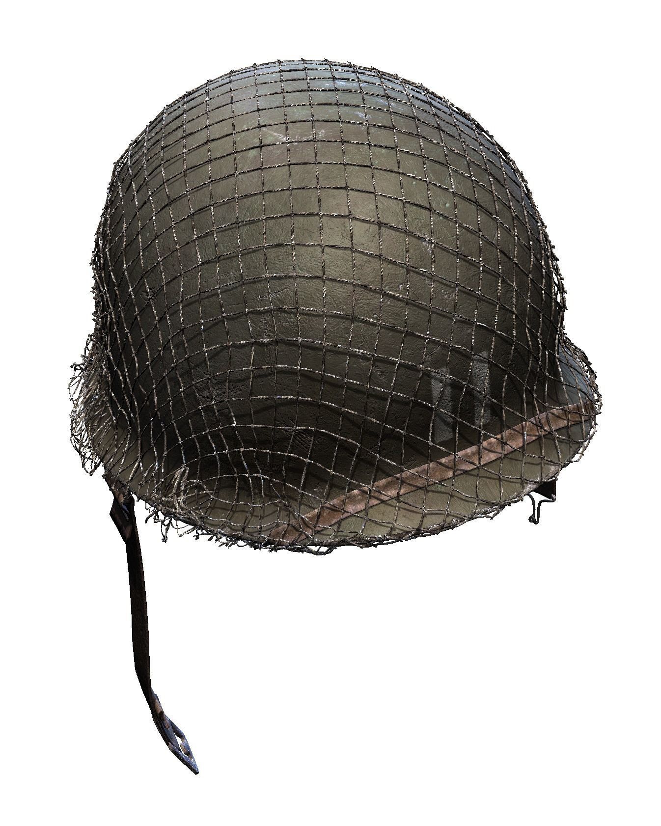 World War 2 Helmet American 3D Model 3D model_5