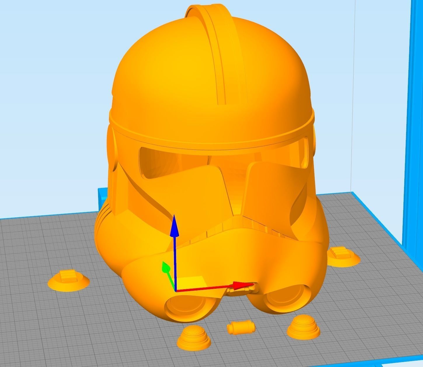 Phase 2 Clone Trooper Cosplay Helmet 3D print model_5