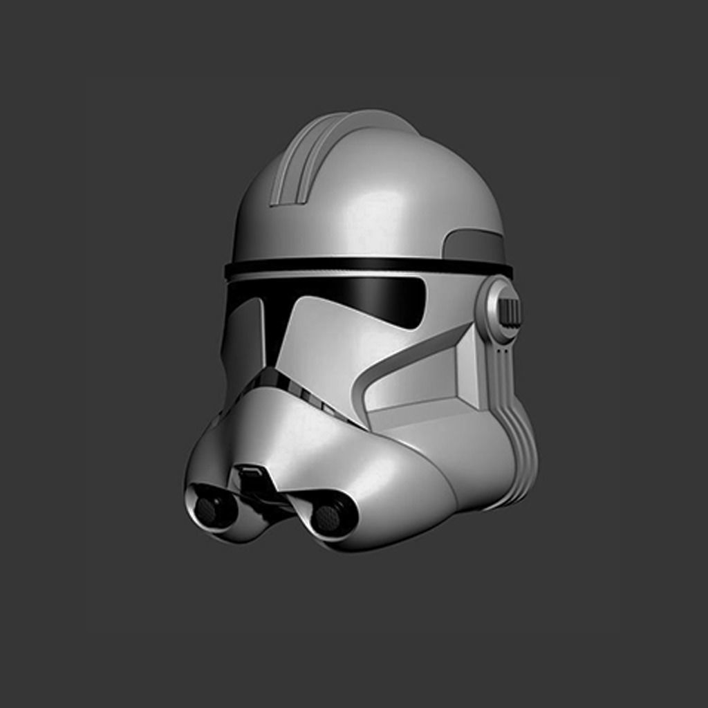 Phase 2 Clone Trooper Cosplay Helmet 3D print model_1
