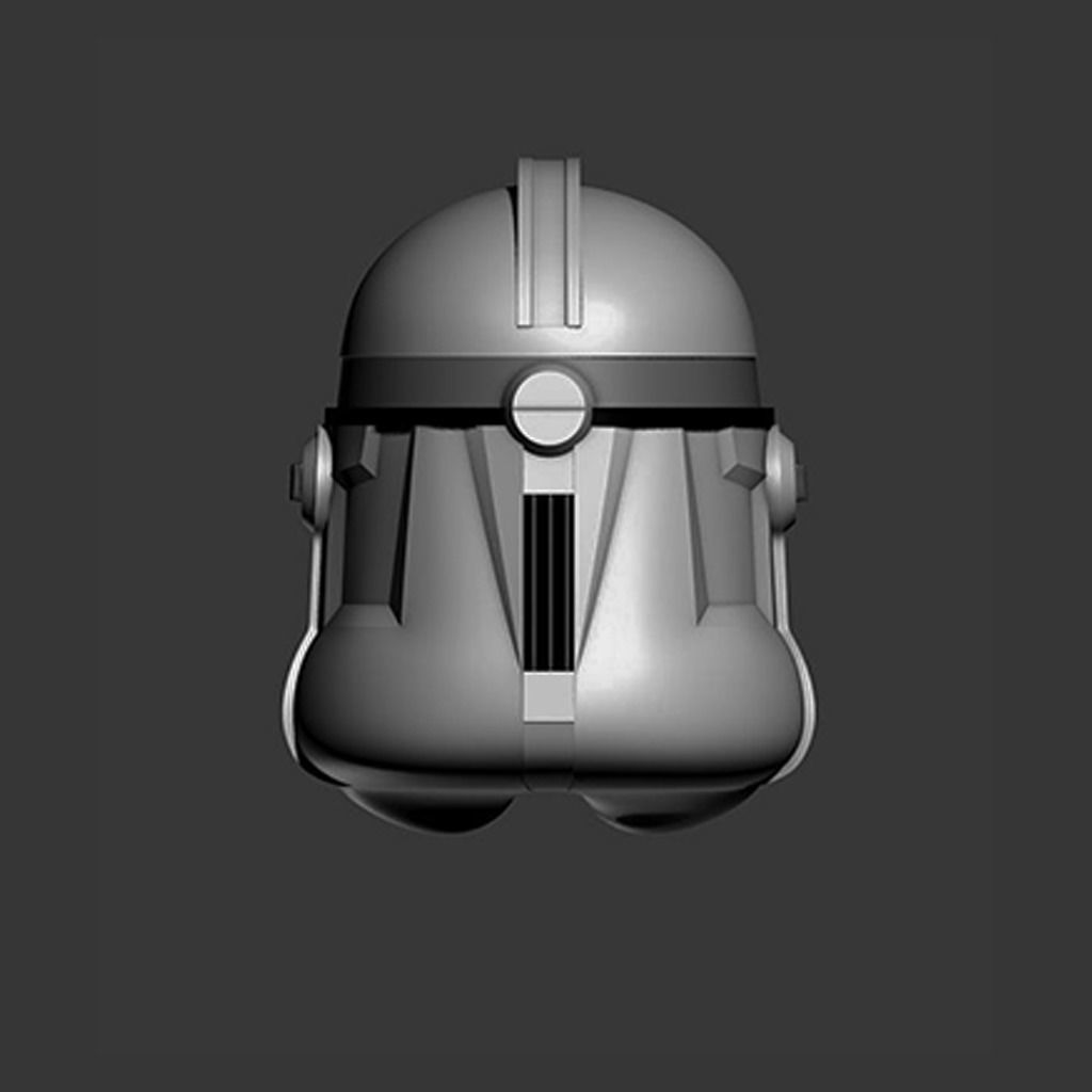 Phase 2 Clone Trooper Cosplay Helmet 3D print model_4