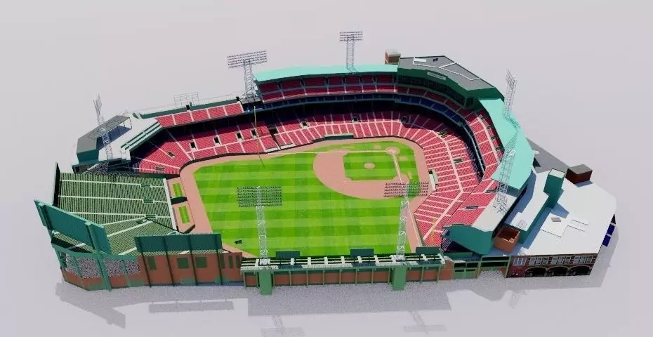 Fenway Park - Boston 3D model_0