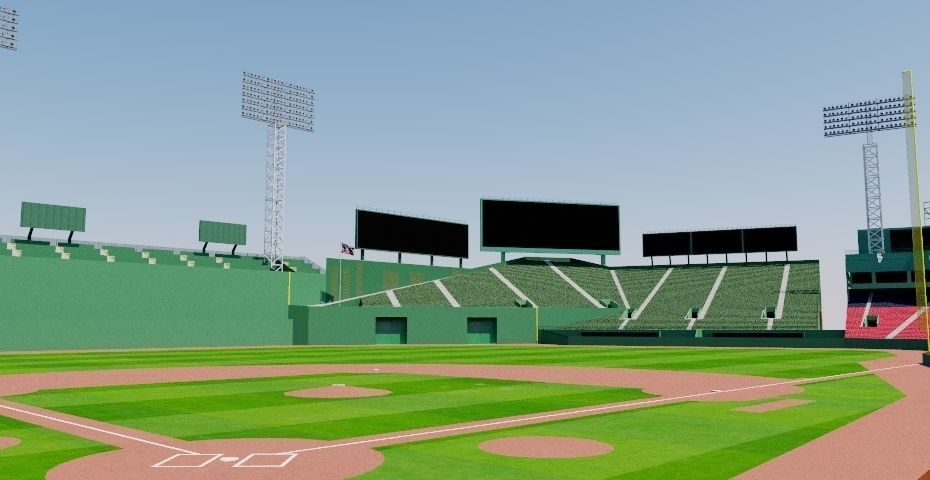 Fenway Park - Boston 3D model_7