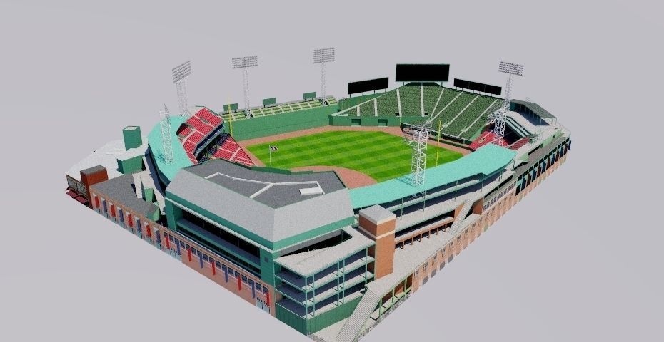 Fenway Park - Boston 3D model_2