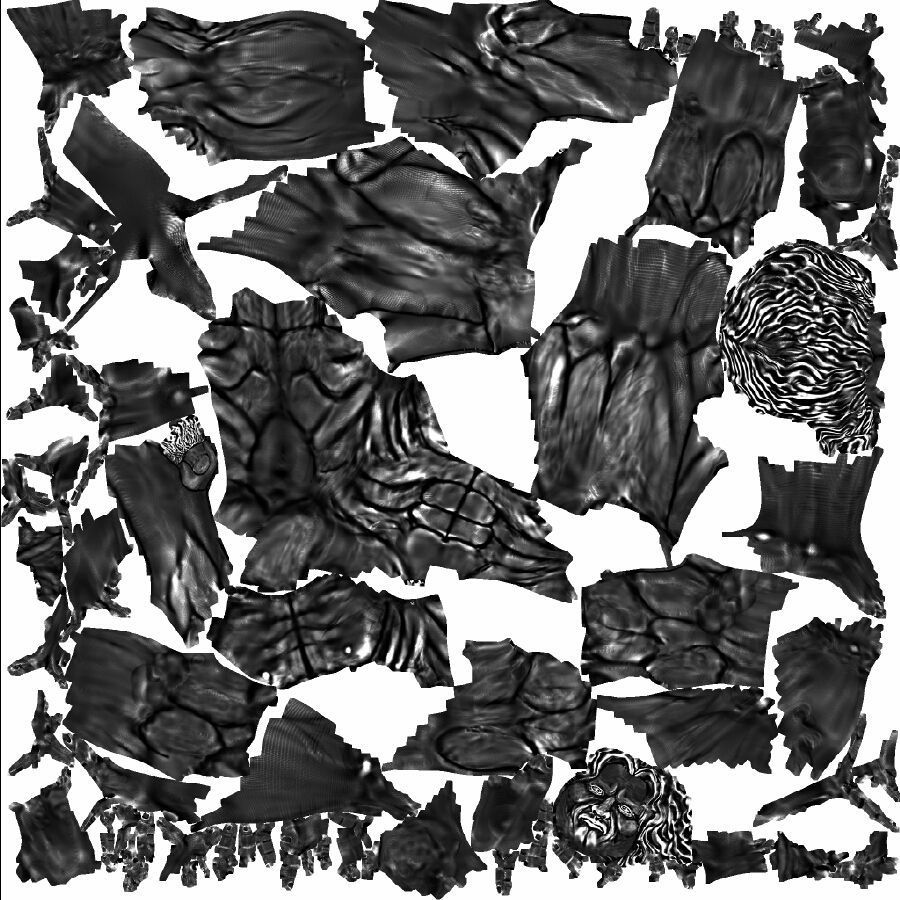 Vitruvian Man By  Leonardo Da Vinci Low-poly 3D model_14