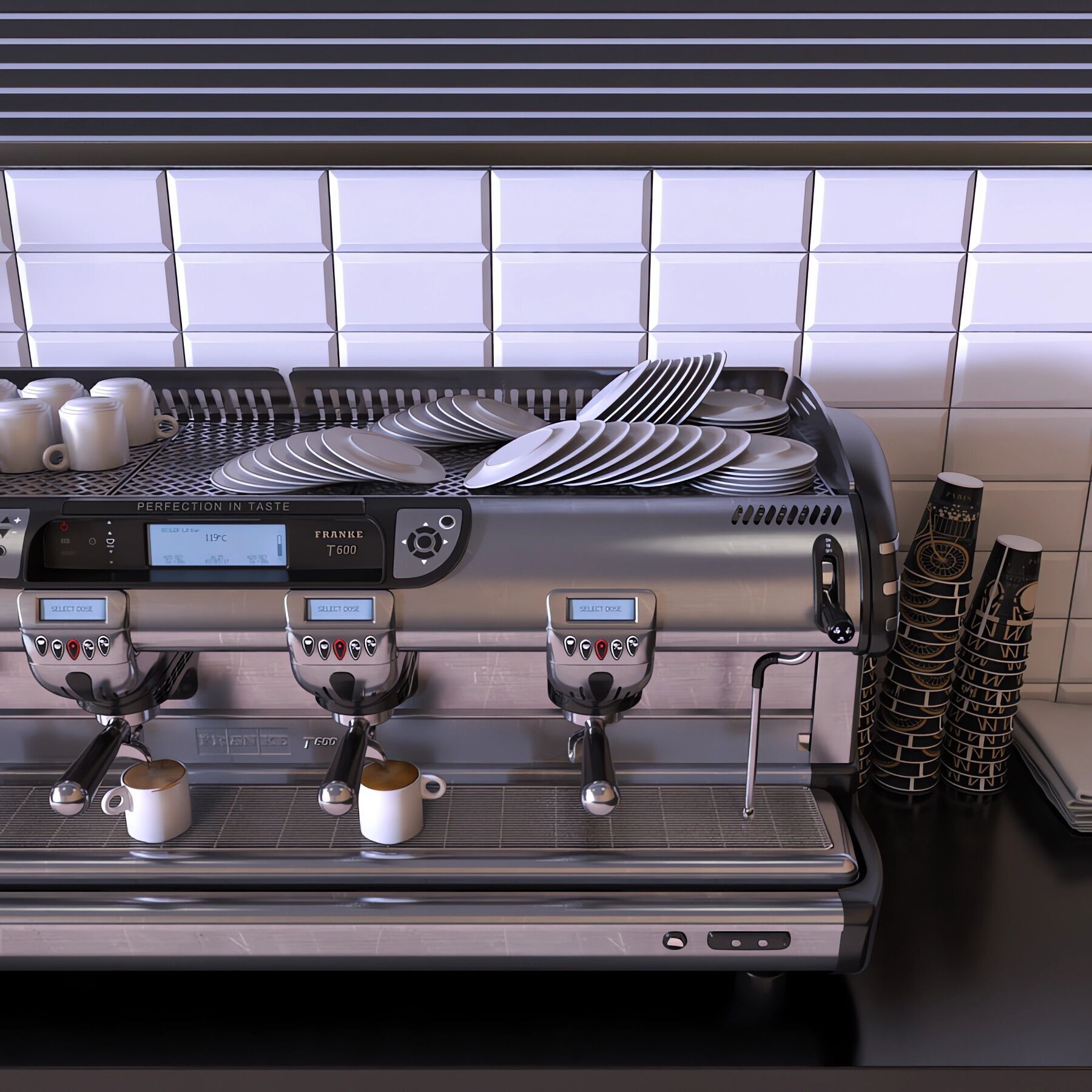 FRANKE T600 4 and Polar Fridges and Dasifreres 3D model_2