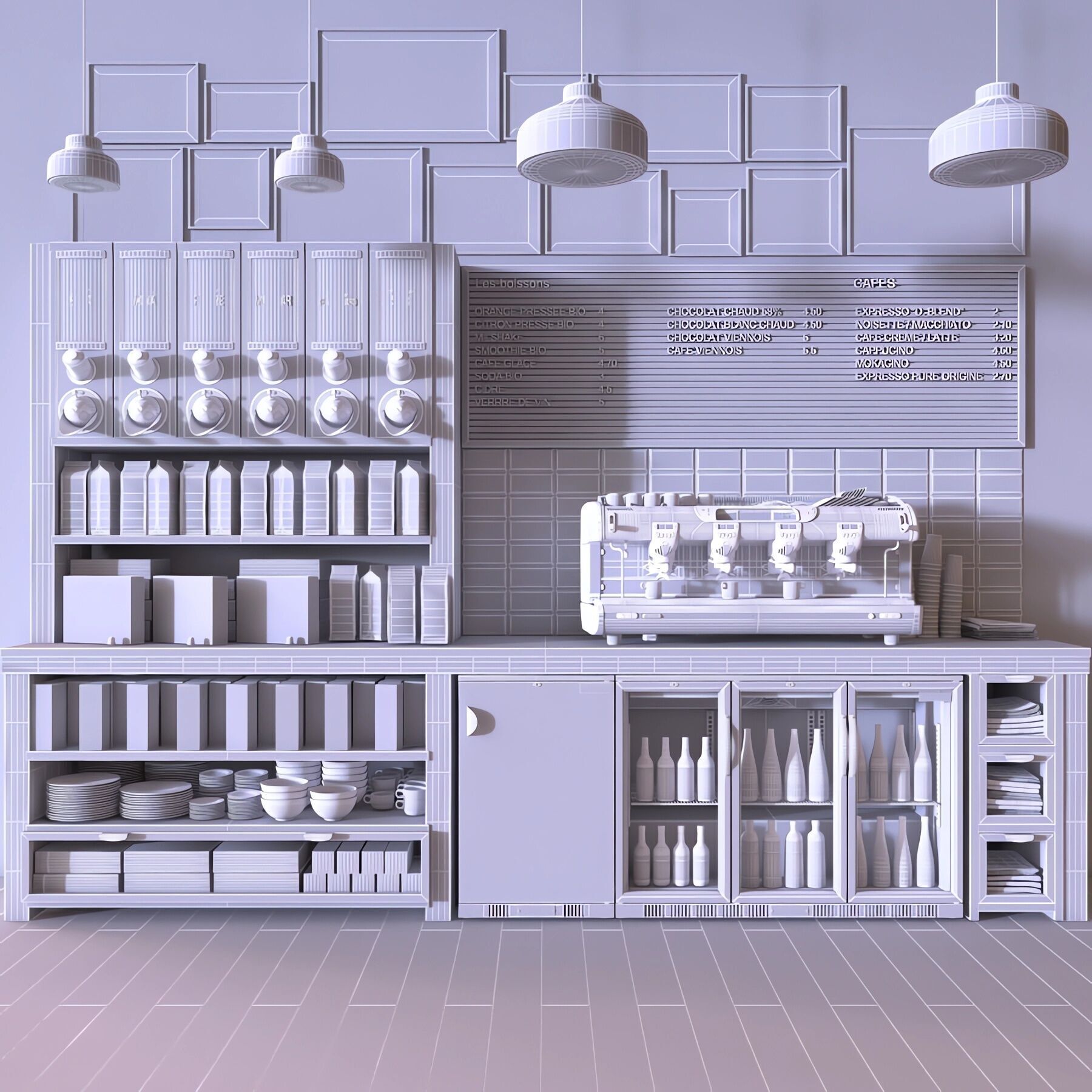 FRANKE T600 4 and Polar Fridges and Dasifreres 3D model_5