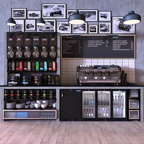 FRANKE T600 4 and Polar Fridges and Dasifreres 3D model