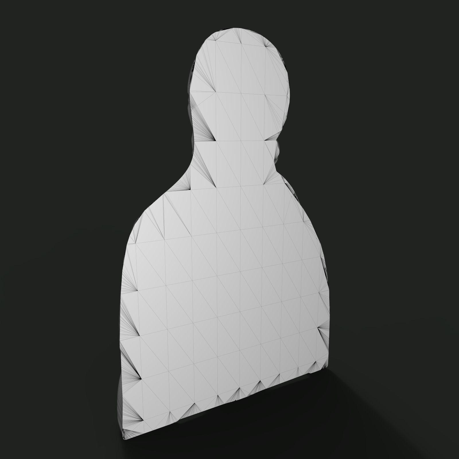 Mary and Jesus pendant 3D print model_15