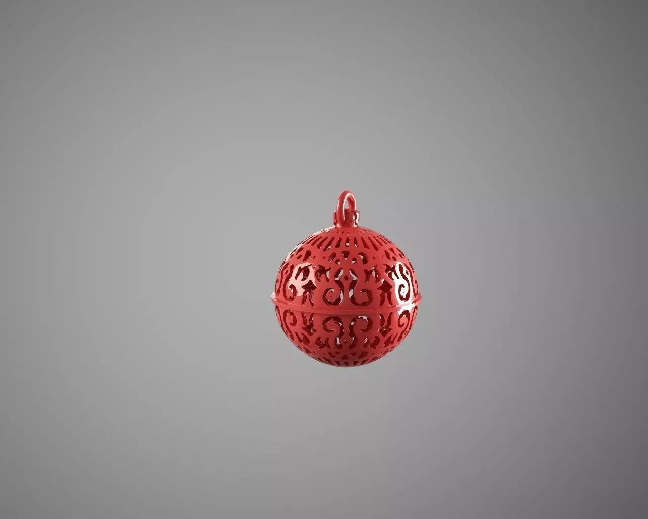 ball for Christmas tree 3D print model_0
