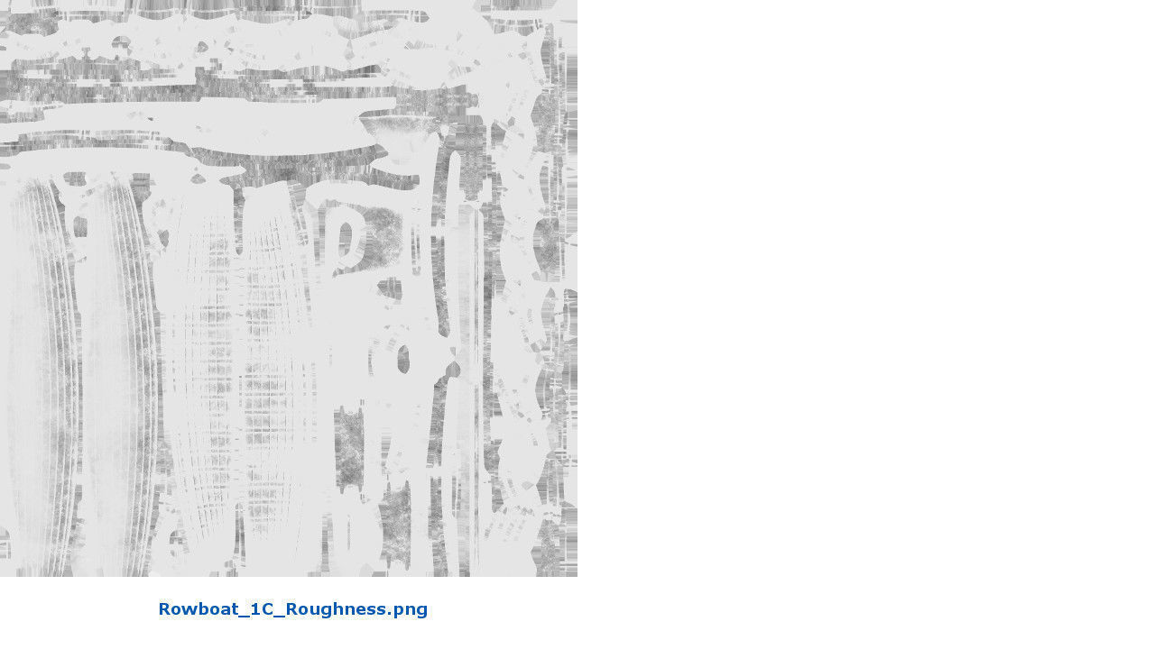 Rowboat 1C Low-poly 3D model_9