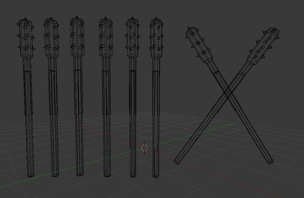 Detailed LowPoly Macil Low-poly 3D model_1