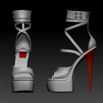 Aleysha - High Poly Z Tool 3D model_8