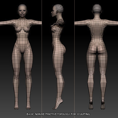 Aleysha - High Poly Z Tool 3D model_10