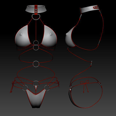 Aleysha - High Poly Z Tool 3D model_9