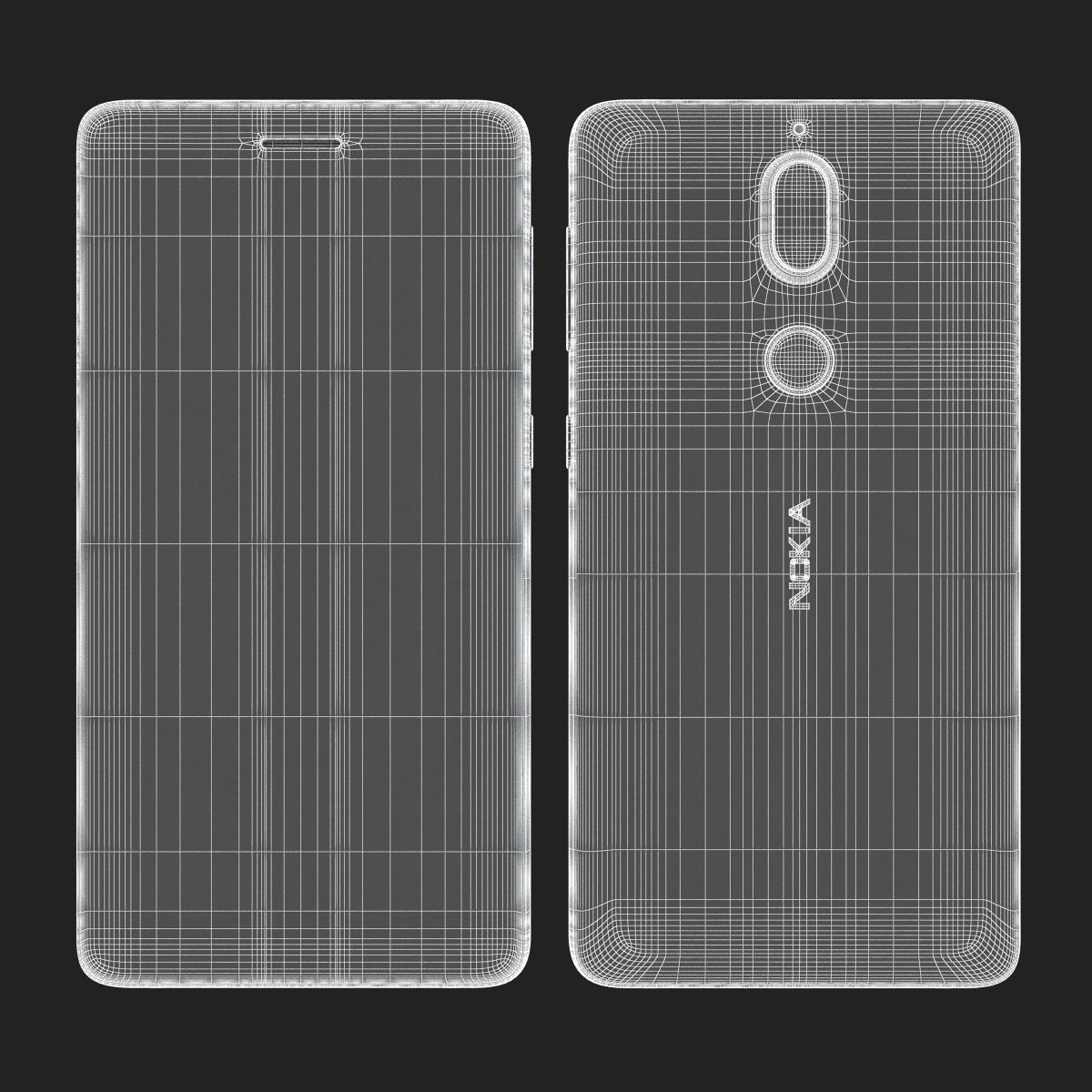 Nokia 7 Matte White 3D model_18