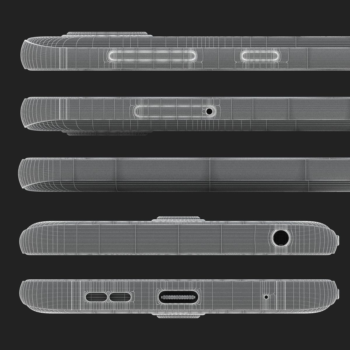 Nokia 7 Matte White 3D model_28