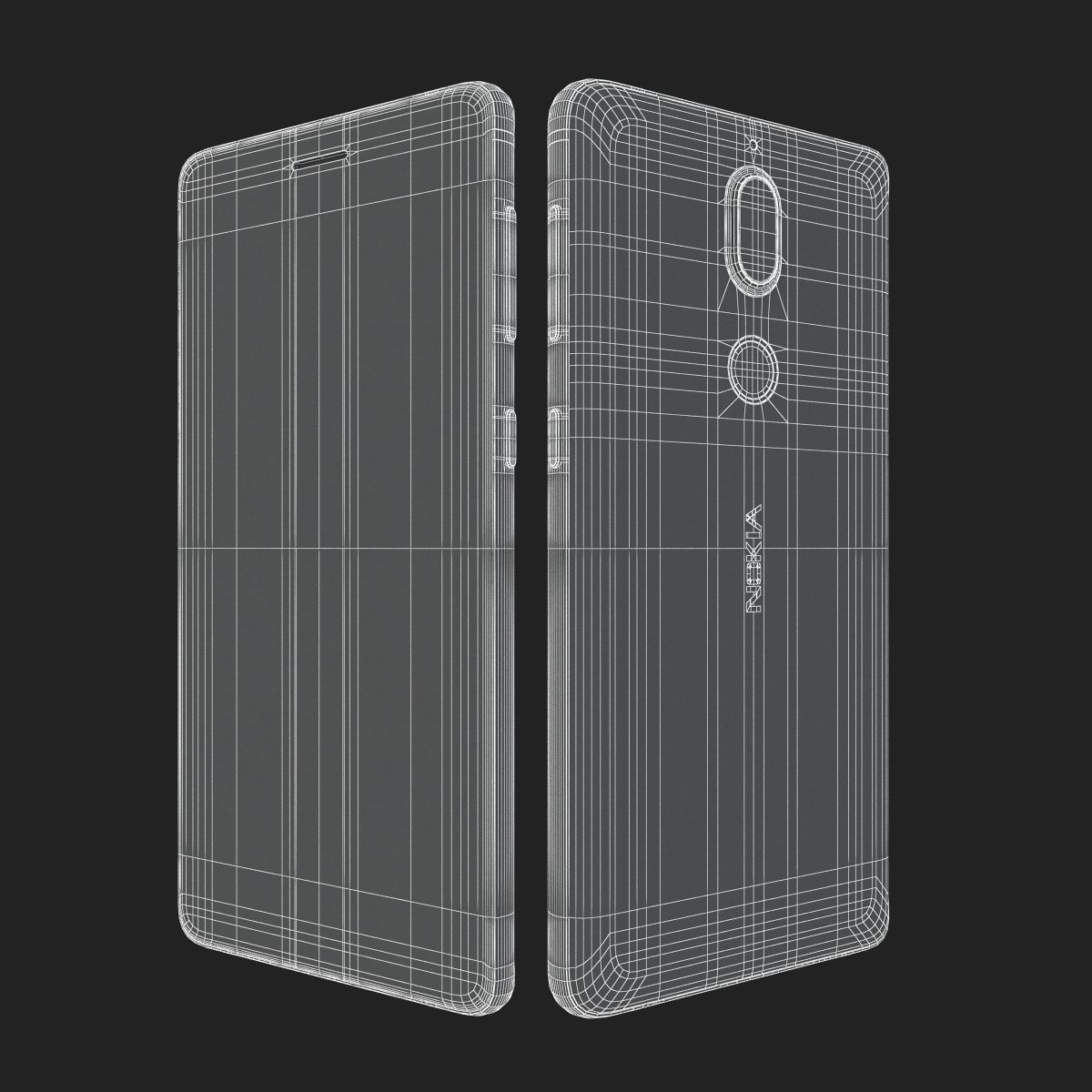 Nokia 7 Matte White 3D model_15