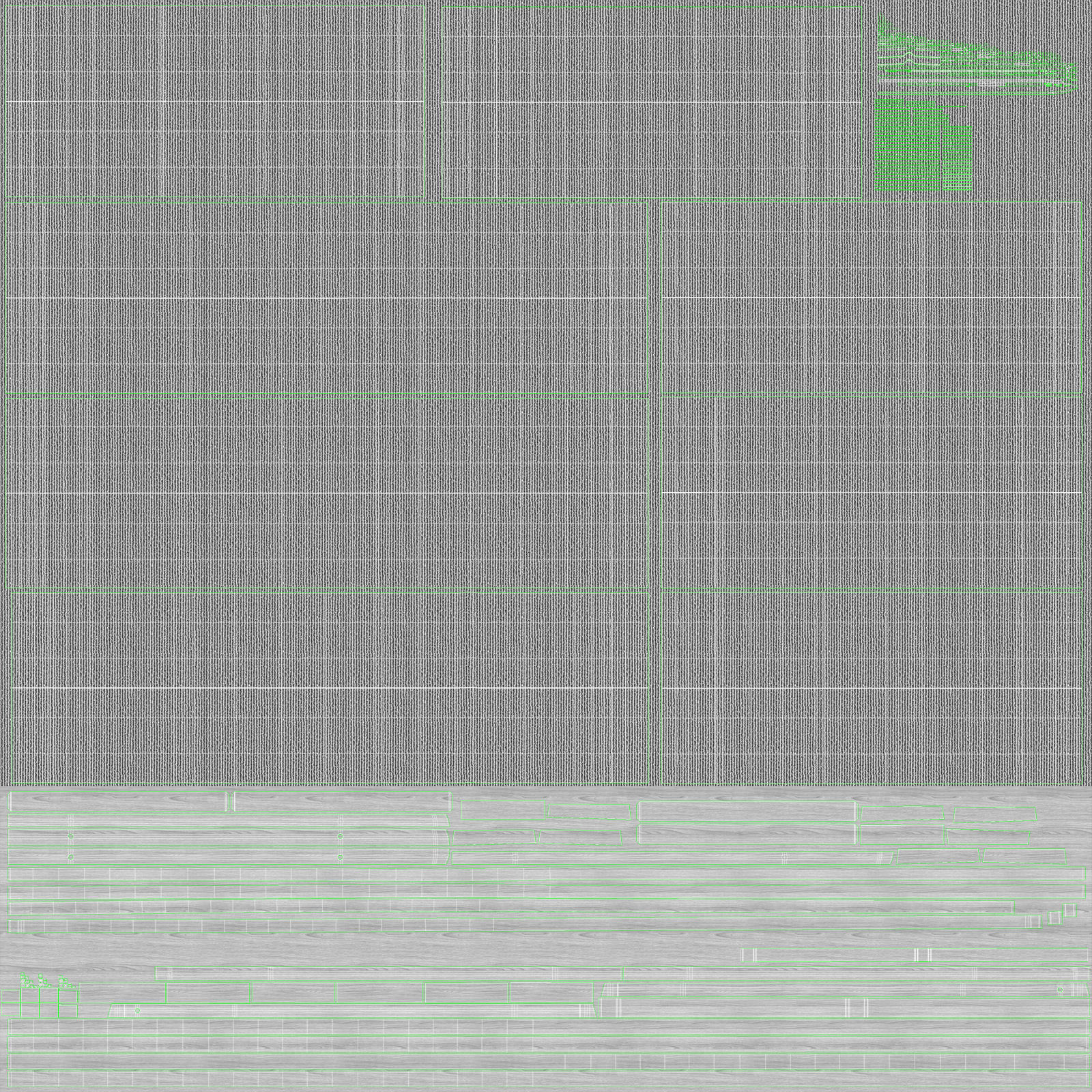 Wooden Sledge 3D model_25