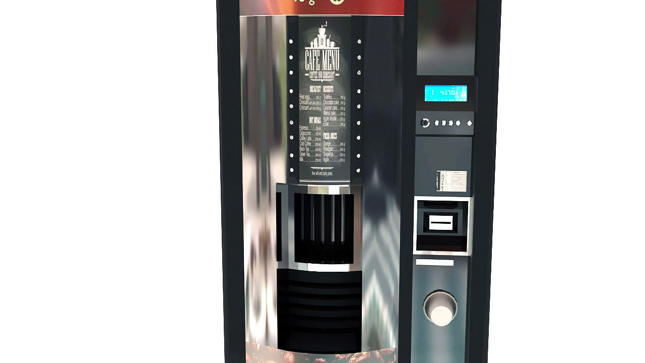 Colombian coffee vending machine 3D model_7