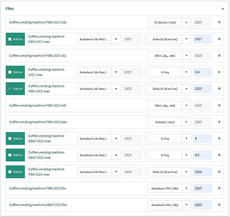 Colombian coffee vending machine 3D model_21