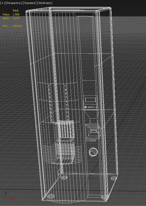 Colombian coffee vending machine 3D model_17