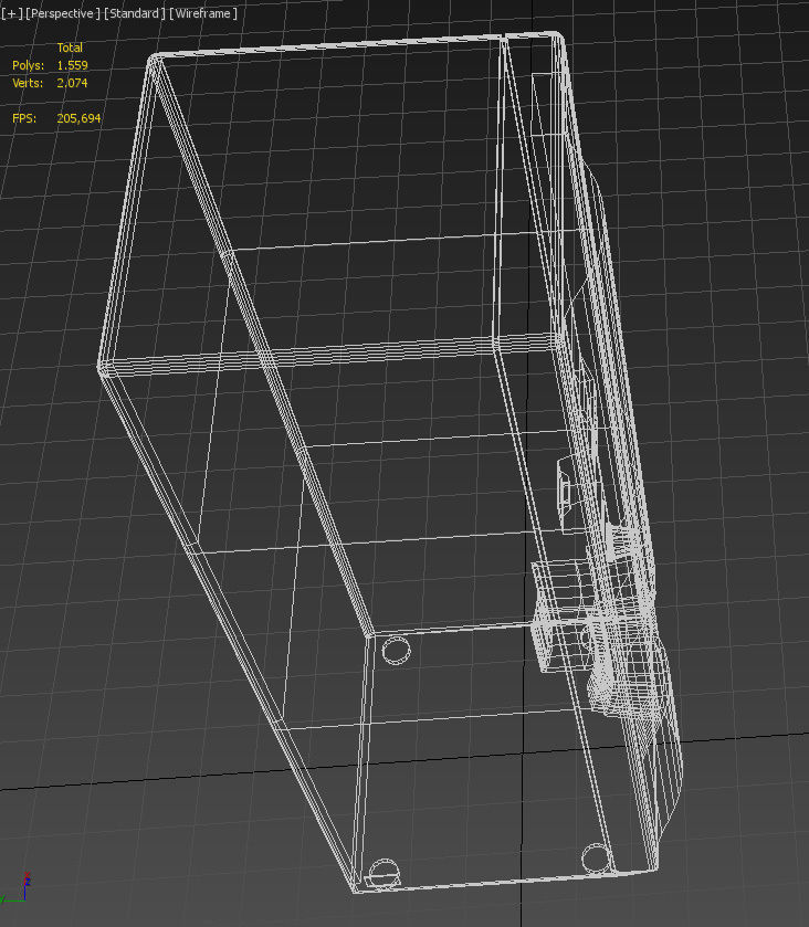 Colombian coffee vending machine 3D model_19
