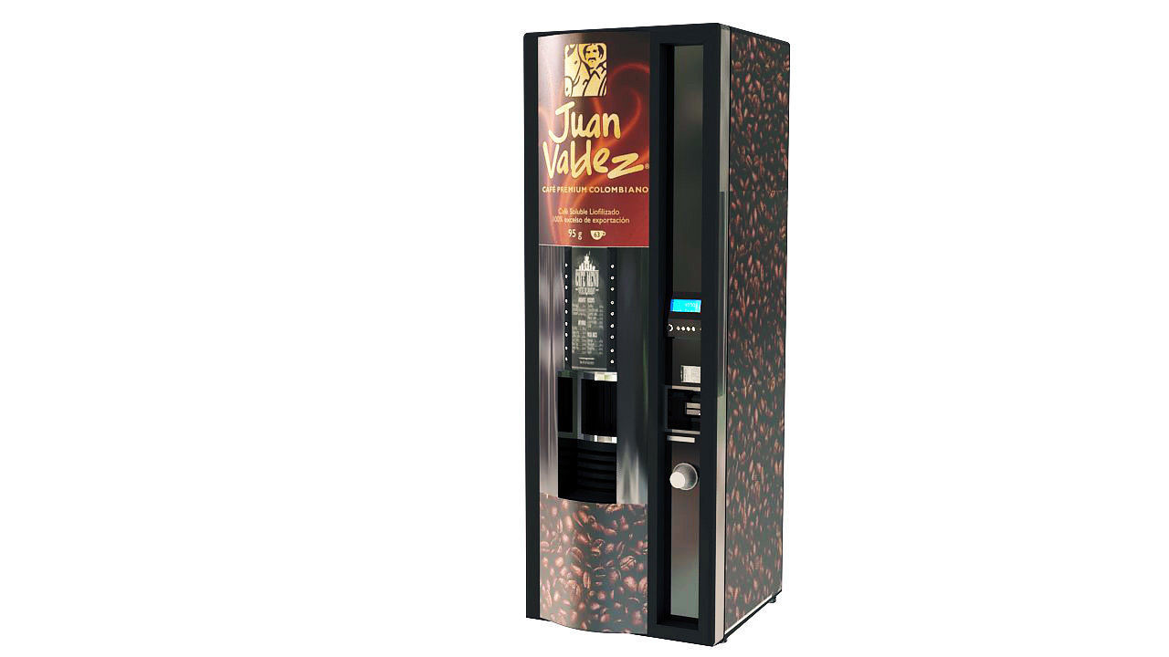 Colombian coffee vending machine 3D model_3
