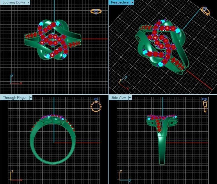 Ring T00555 3D print model_2