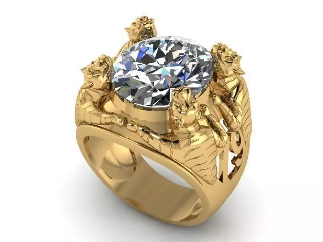 Ring T00557 3D print model_0