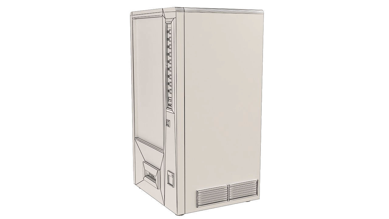 Electronic beverage vending machine 3D model_9
