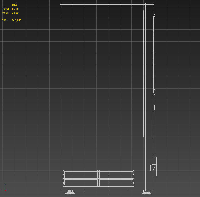 Electronic beverage vending machine 3D model_19