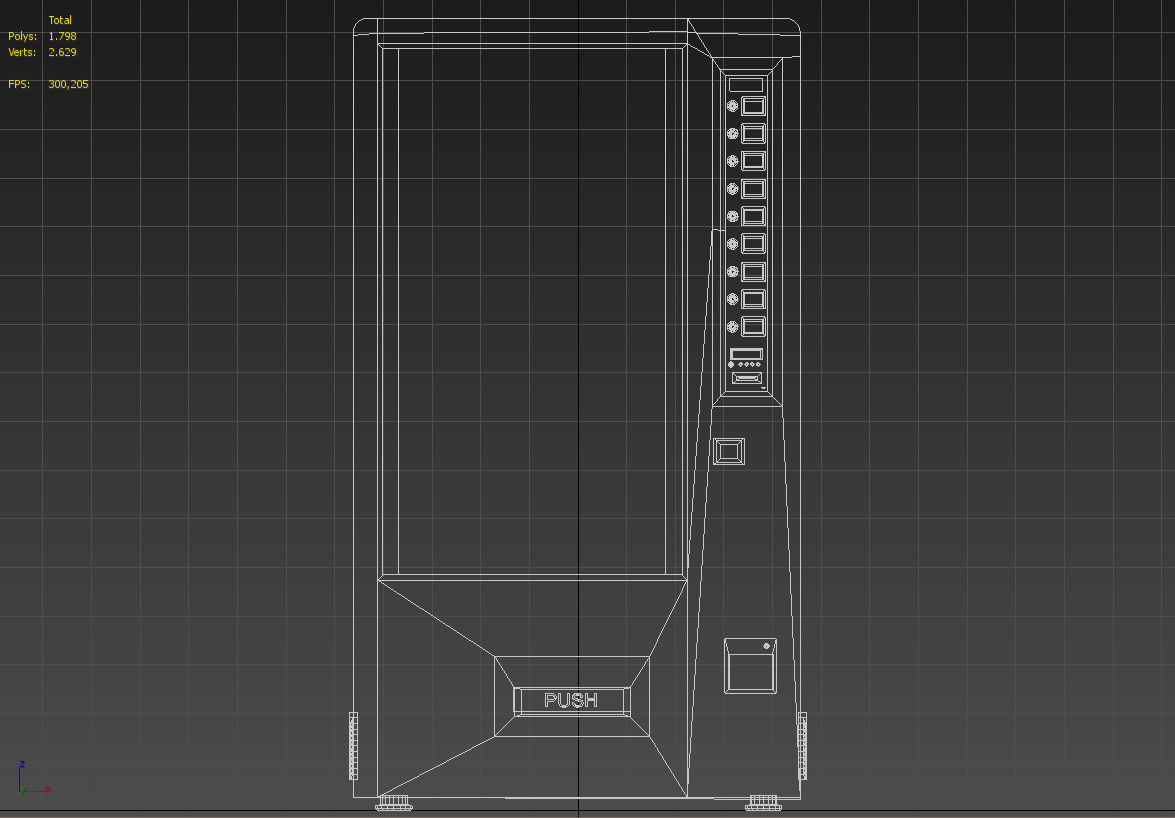 Electronic beverage vending machine 3D model_17