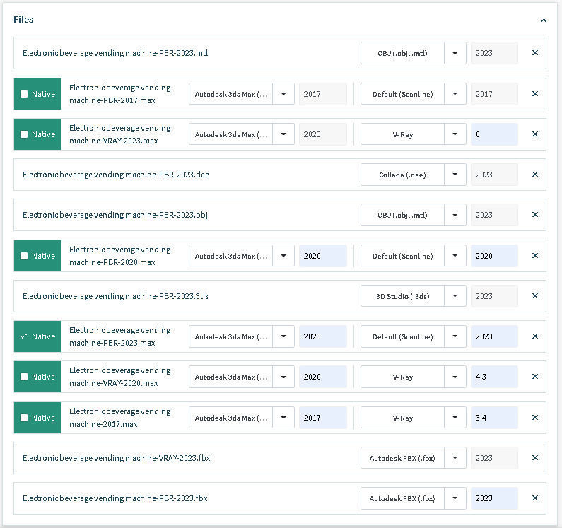 Electronic beverage vending machine 3D model_20