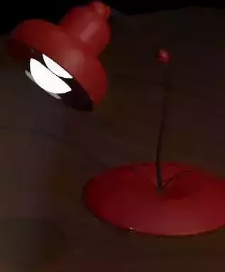 Red Lamp 3D model