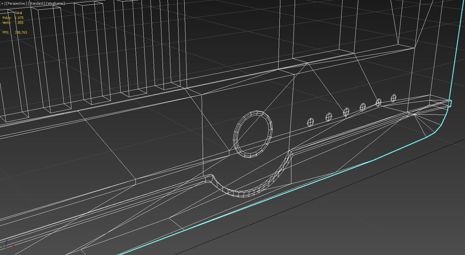 Pc brandless monitor HD 3D model_16