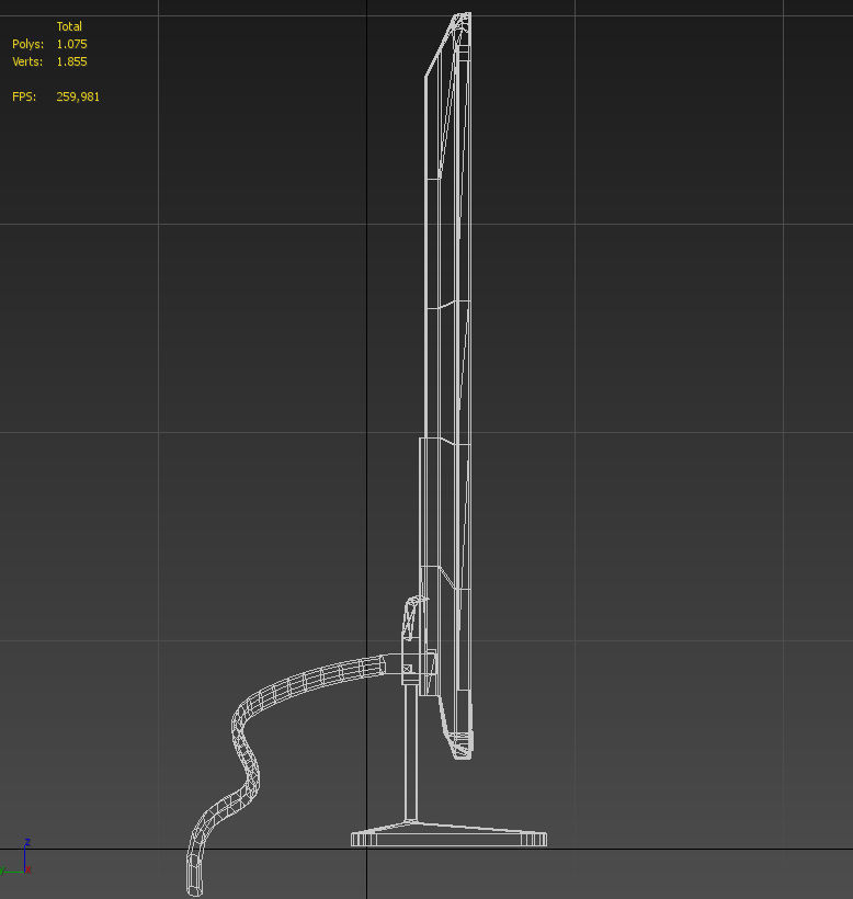 Pc brandless monitor HD 3D model_18