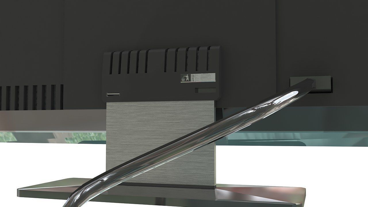 Pc brandless monitor HD 3D model_7