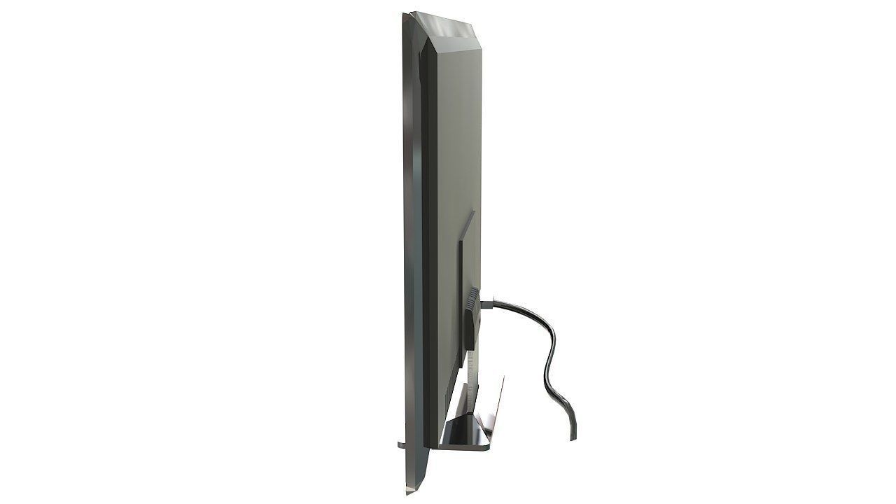 Pc brandless monitor HD 3D model_4