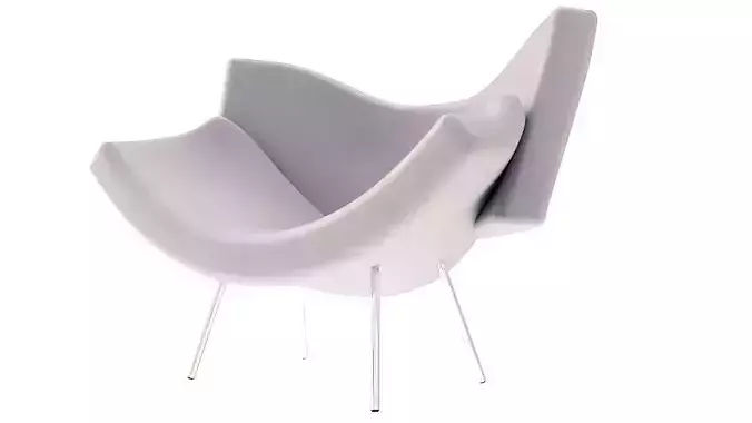 Fabric Single sofa chair 3D model