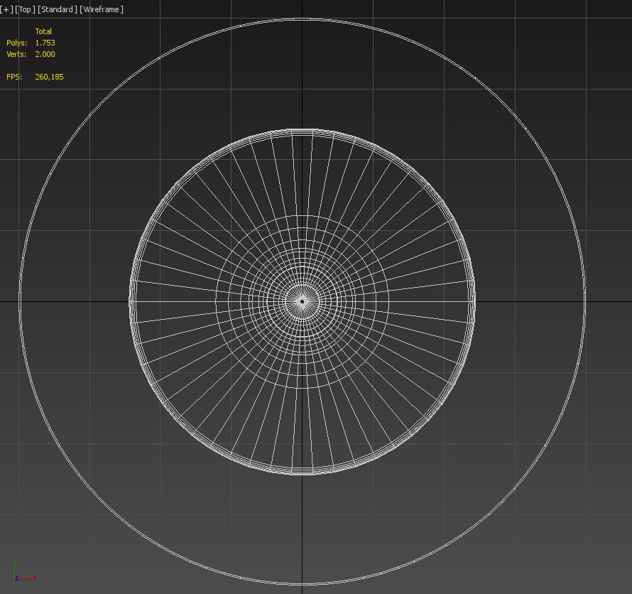 Glass dining round table 3D model_14